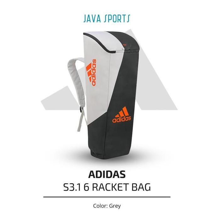 Promo Tas Raket Bulu tangkis / Tenis Adidas VS3.1 6 Original Adidas Badminton / Tennis Racket Bag | 