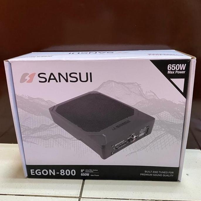 Subwoofer kolong aktif Sansui 10 inch - 8 inch / Sub Kolong Aktif Sansui