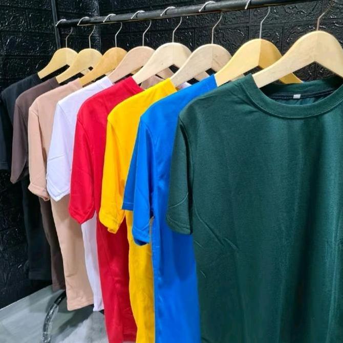 PREMIUM / PAKET KAOS POLOS USAHA 10 PCS  BAJU POLOS