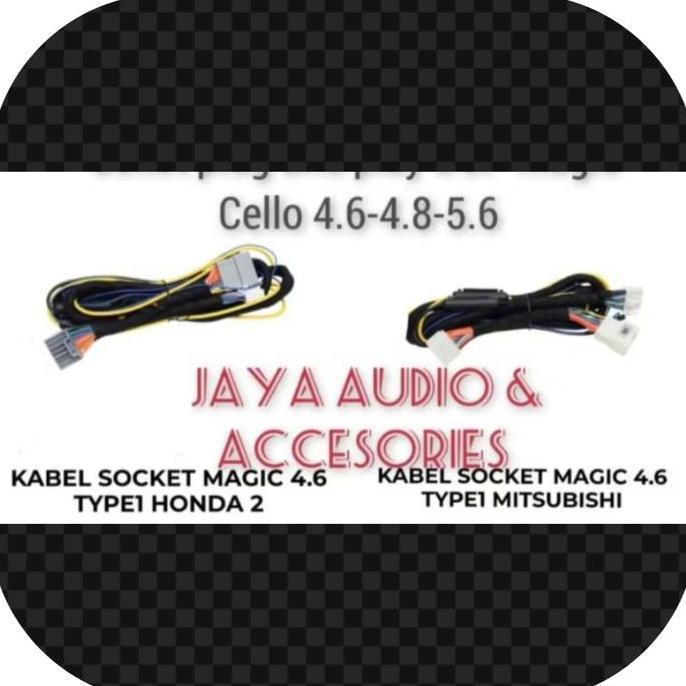 Soket pnp DSP Magic Cello Untuk 4.6-4.8-4.6