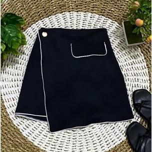 Roupas - Rok Celana List Wanita / Rok Celana Bahan Scuba