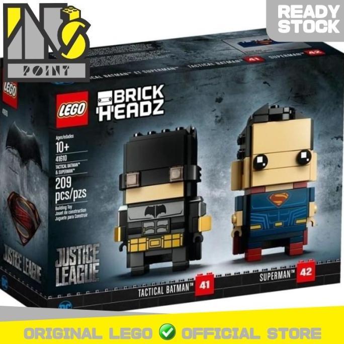 LEGO 41610 - Brickheadz - Tactical Batman & Superman