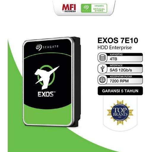 Irmazuki81 - Seagate EXOS 7E10 HDD / Hardisk Enterprise 4TB SAS 7200RPM
