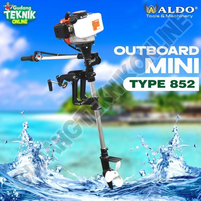 SHAANCIU Outboard 2 Stroke Mini ALDO 852 / Mesin Tempel Perahu 2 tak ALDO 852 - Mesin Perahu Dayung 