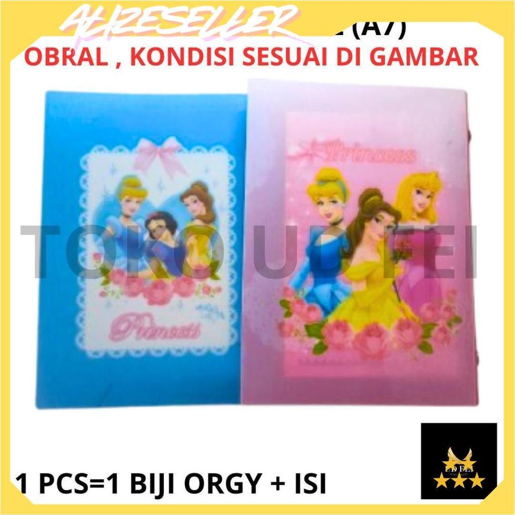(1 PCS = 1 BIJI)  MAP ORGI/ MAP ORGI A7/ BINDER KECIL FANCY UDF