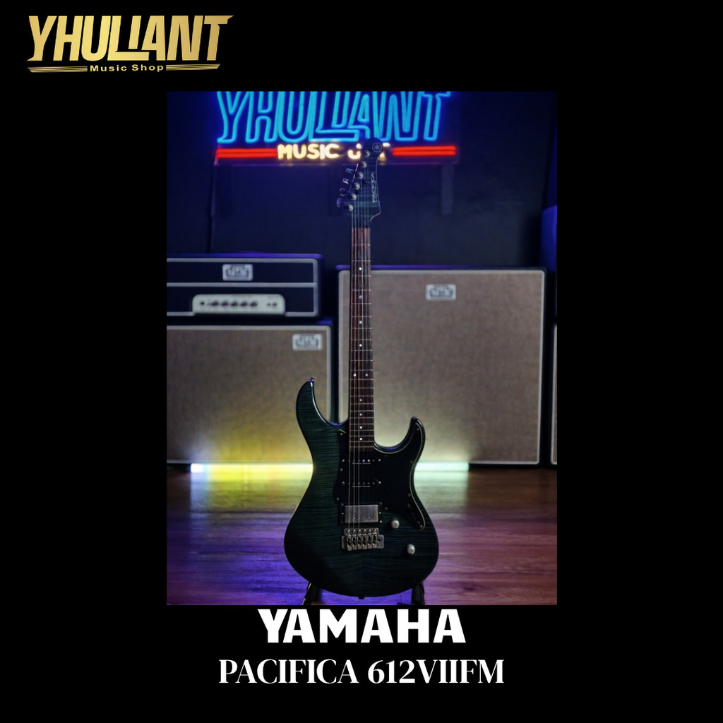 Yamaha Pacifica 612 VII FM Trans Black Second Good