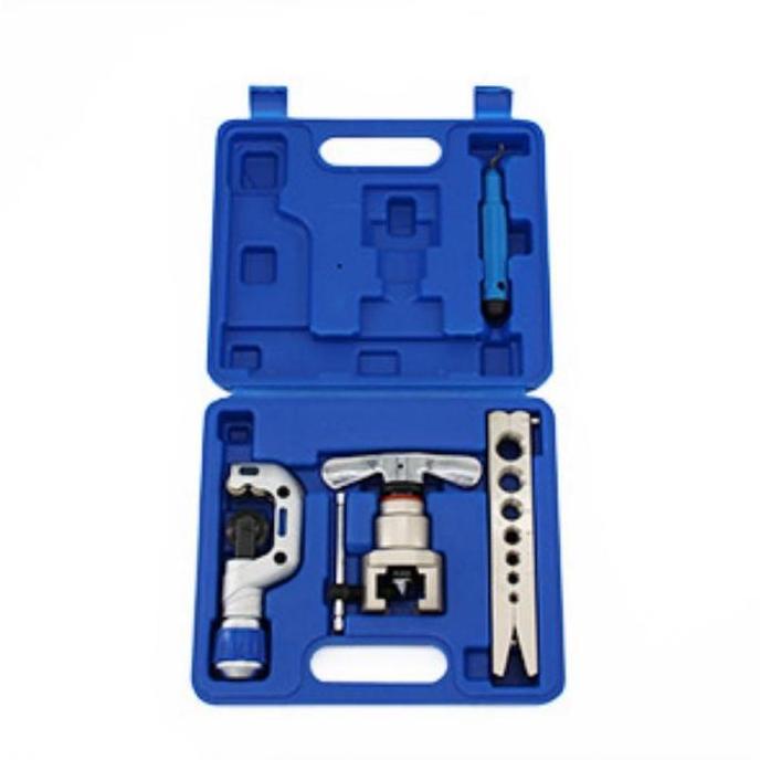 YUTUSAKA Flaring Tool Set 45 Kit Alat Manual Flar Swaging Tool Ac 3/16-3/4 Inch Tipe Eksentrik Bagus