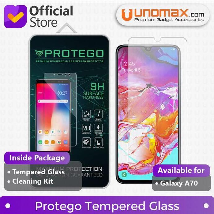 Protego Samsung Galaxy A70 Tempered Glass Screen Protector