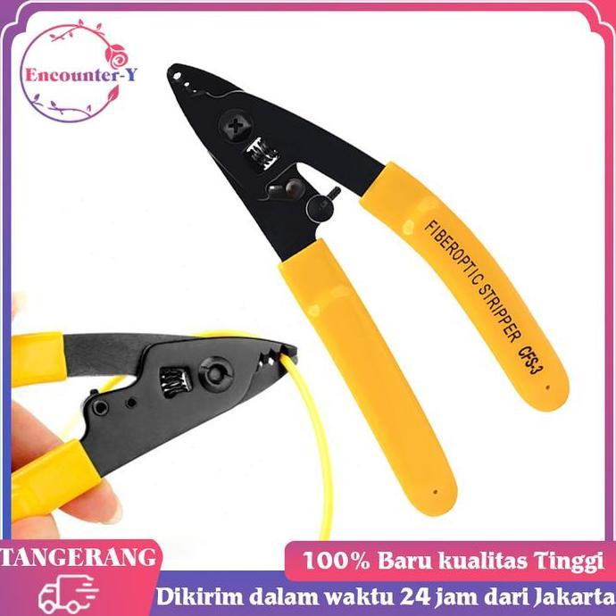 YUTUSAKA Stripper Fiber Optic 3 Hole Fiber Optik Stripper Fiber Optic stripper