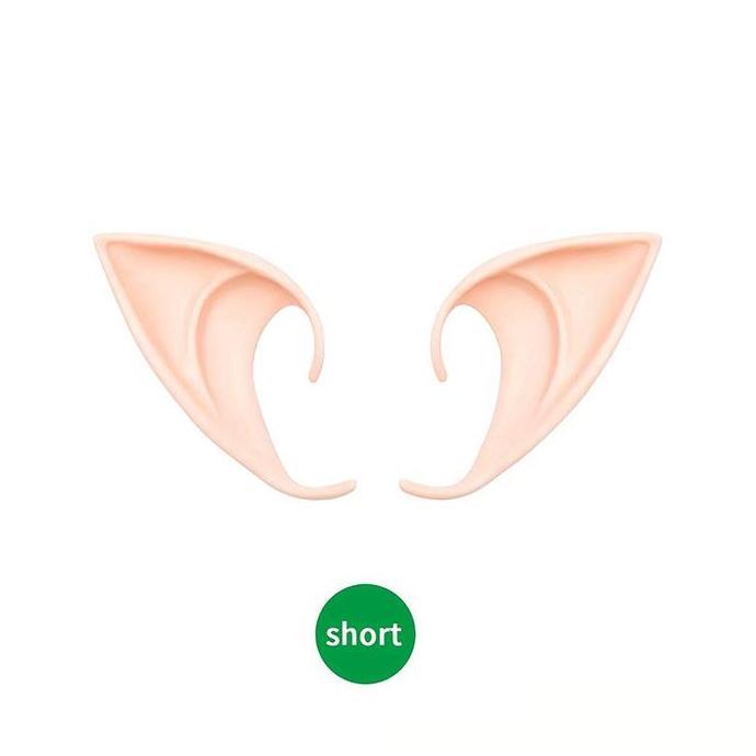 YUTUSAKA 2pcs Telinga Elf Telinga Peri Telinga Palsu Kuping Palsu Elf Ears Telinga Elf Palsu