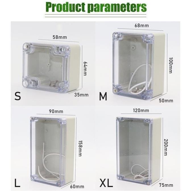 Box Panel Listrik dengan Penutup Transparan 4 Ukuran S/M/L/XL, Mudah Pantau Status Listrik TOPSLINGS