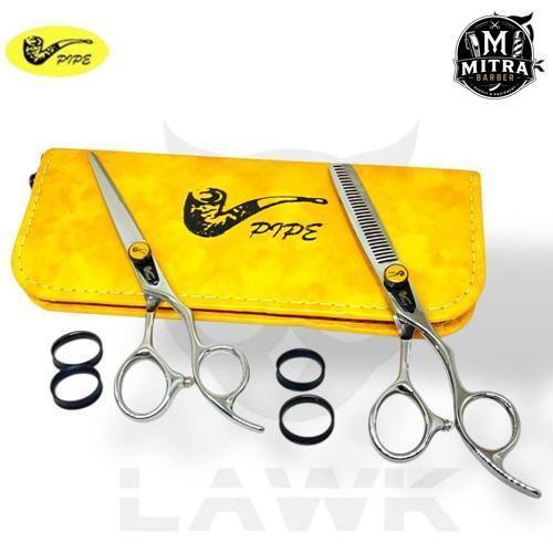 PIPE 6 INCH set gunting potong rambut PIPE