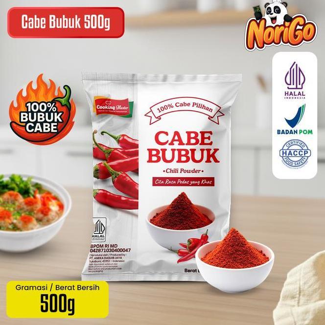 Bubuk Cabe Gr Cooking Master Cabe Bubuk Chili Powder Pedas Aida