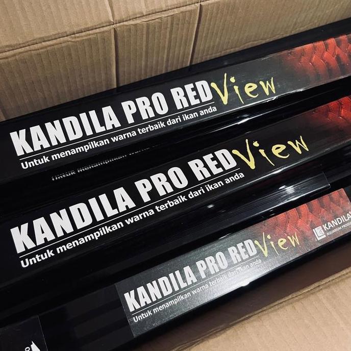 Kandila Pro Red View 40cm Pro-400 Lampu Aquarium Arowana Super Red dan ikan lain red Parrot Glowfish