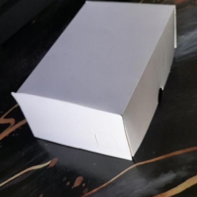 populer] Box Kue AQUA Dus kotak roti putih polos dan ivory uk 15.5 x 11, 5 x 6, 5 cm PER PACK