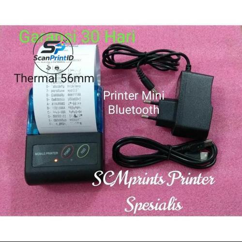 Bluetooth Printer Thermal 56 mm Mini Bardcode Printer Bluetooth Murah