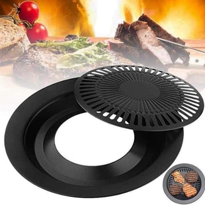 Davanka_Magia - Gse Multifunction Bbq Grill Plate 32 Cm - Iron Cast - Grill