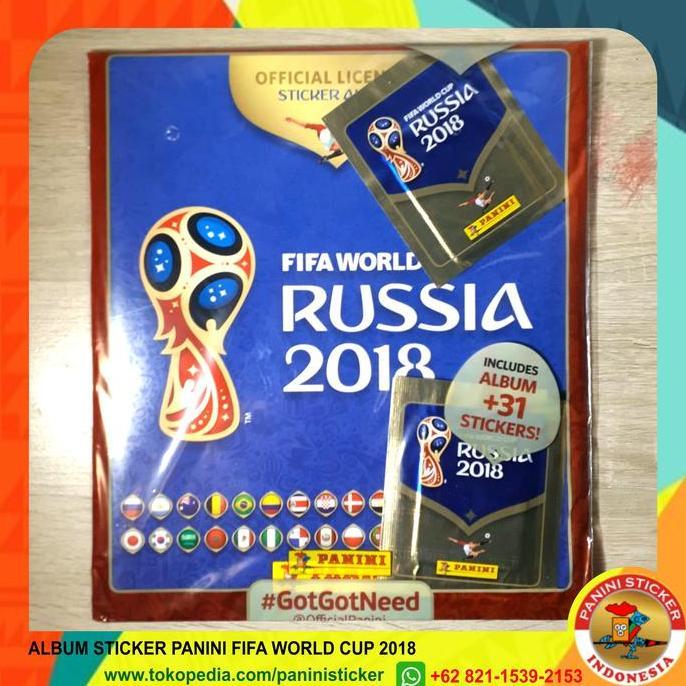 PANINI STICKER FIFA WORLD CUP 2018 SEALED + BONUS PACK "PROMO STORE"