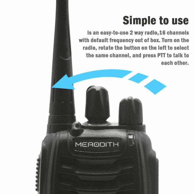 Ht Handy Talky Merodith-888S Radio Komunikasi Uhf Walky Talky 12 Units Walkie Talkie