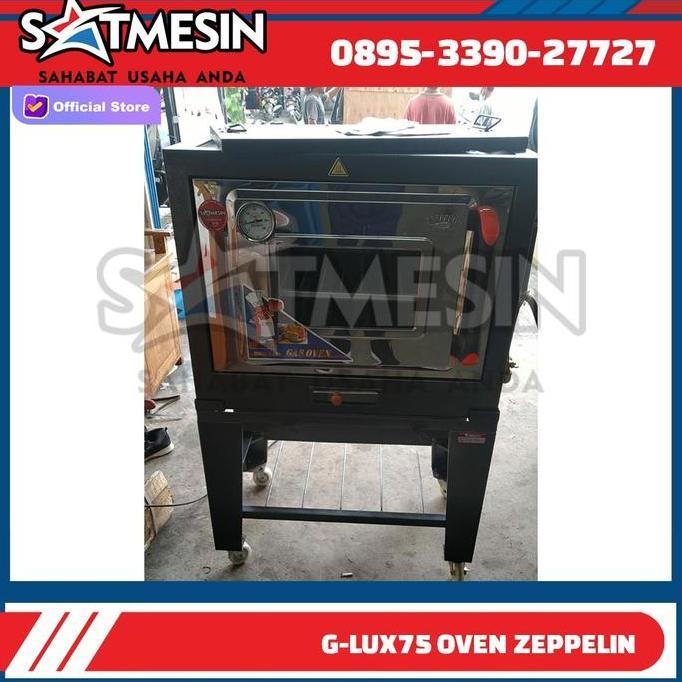 BLACK GAS OVEN ZEPPELIN 75cm ( BLACK OVEN GAS ZEPPELIN) 75/PI/SS/MJ