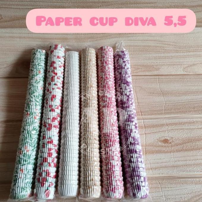 %$%$%$%$] Cup Cake Cases 5,5 cm/ Cup kertas Diva isi 1000 pcs