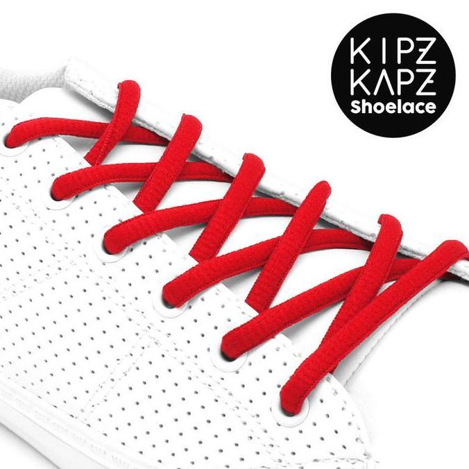 KIPZKAPZ OS9 True Red  90cm 115cm 140cm - Tali Sepatu Oval / Oval Shoelace 6mm