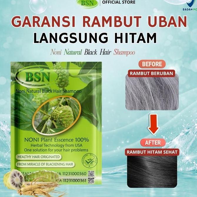 BSN Noni Shampoo isi 1 Sachet | Shampo penghitam uban paling ampuh