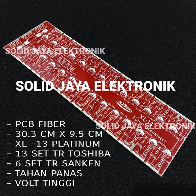 PCB FINAL TR TOSHIBA SANKEN XL13 XL-13 PLATINUM FIBER TRANSISTOR XL TERBARU