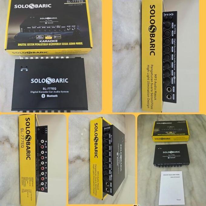 Ready Preamp Parametrik Karaoke Equalizer SolosBaric SL-777EQ / Parametrik Mobil Non Cod