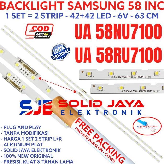 BACKLIGHT TV LED SAMSUNG 58 IN UA 58NU7100 58RU7100 58RU 58NU LAMPU BL HIGH QUALITY