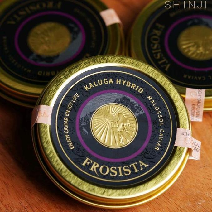 opevana78 - caviar beluga frosista shenado - telur ikan sturgeon premium import