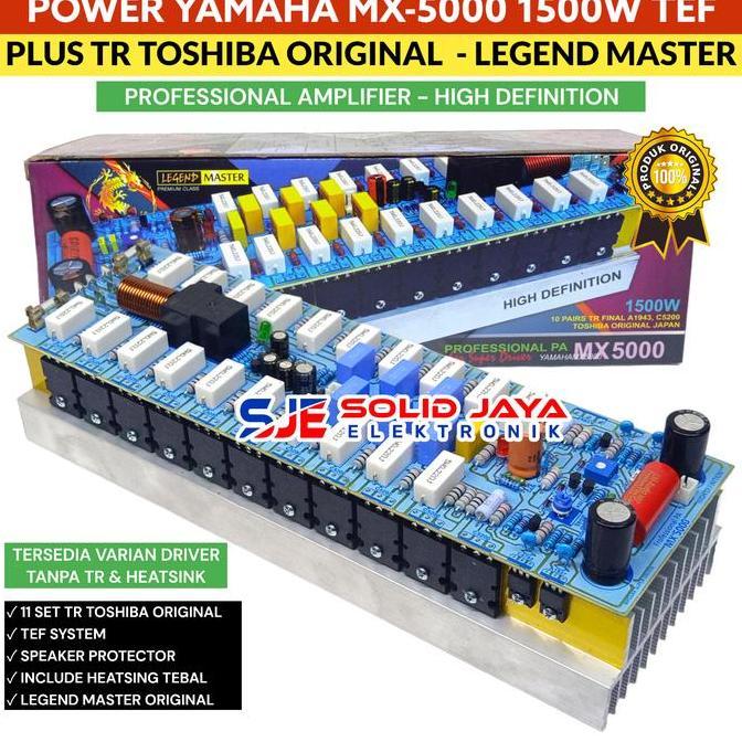 KIT POWER UNTUK YAMAHA MX5000 1500W MONO TR TOSHIBA 2SA1943 2SC5200 ASLI MX 5000 MX-5000 TRANSISTOR 