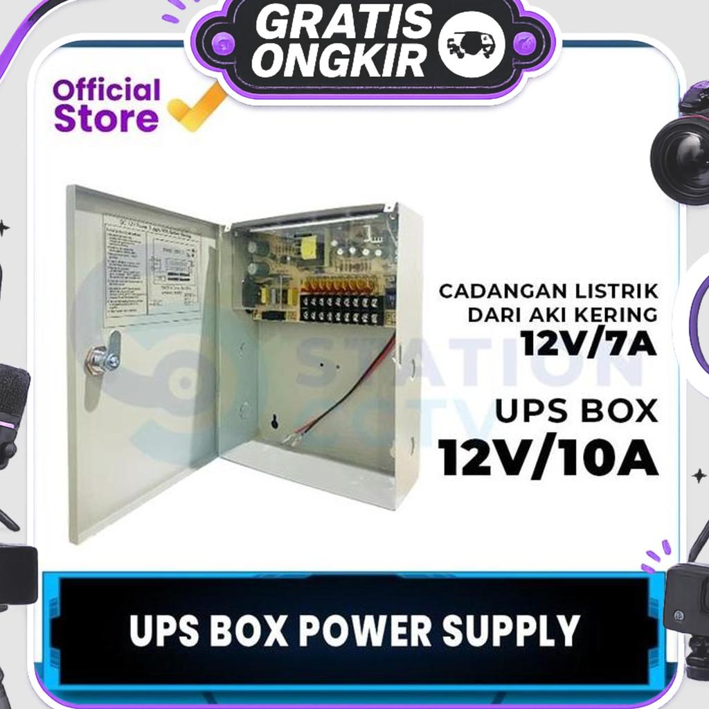 Power Supply Acces Box Ups 12V 10A