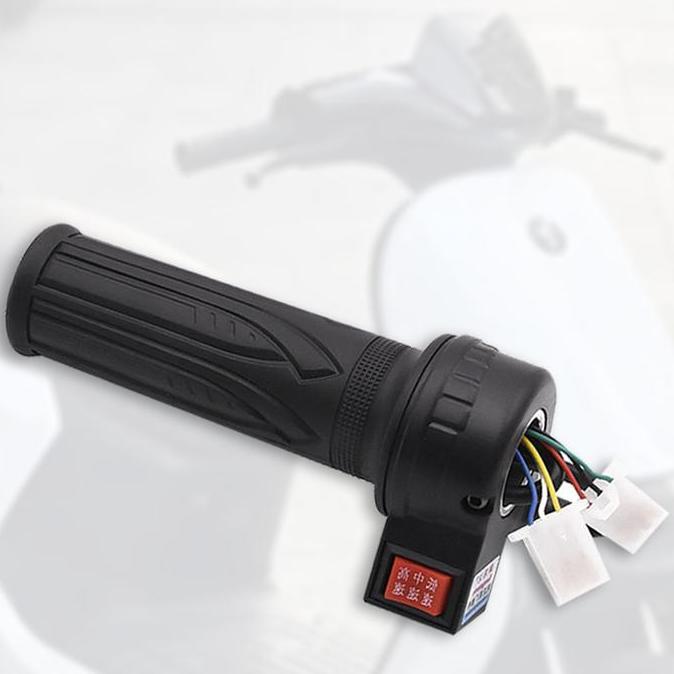 MUZACIO Handle Gas Sepeda Listrik Scooter Electric Grip Sepeda Listrik Throttle Handle Grip Sepeda L