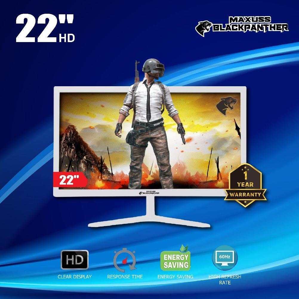 MONITOR BLACK PANTHER 22 INCH WHITE GARANSI MONITOR 22 INCH WHITE