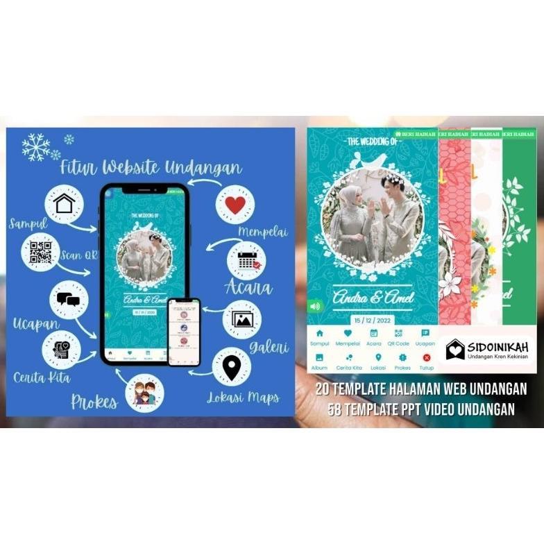 Sidoinikahv4 - Source Code Website undangan digital pernikahan SAAS membership  - Bug Fixing QR BUKU