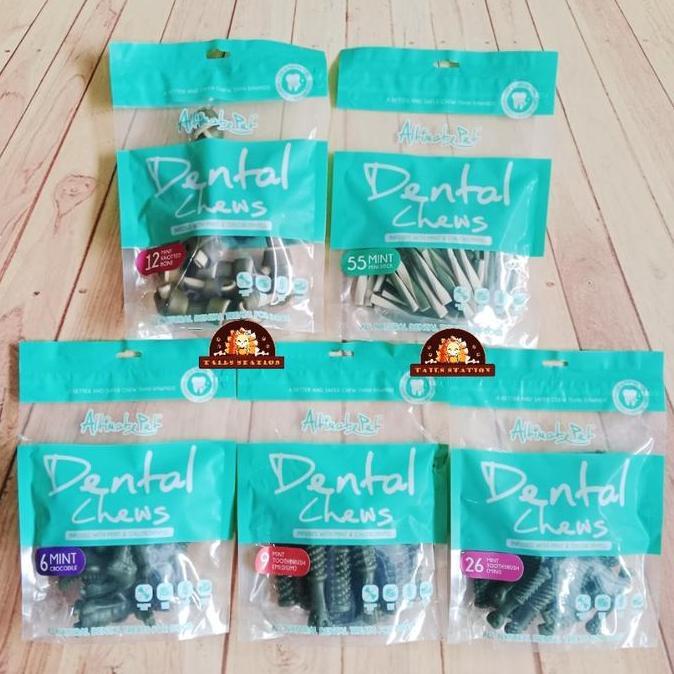 Snack Anjing Dental Chews Dental Altimate Mint 150gr