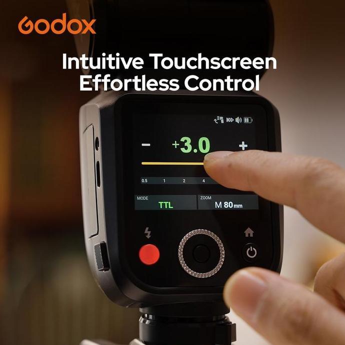 Levonazi - Godox V100 Round Head Flash V-100 Godox Flash