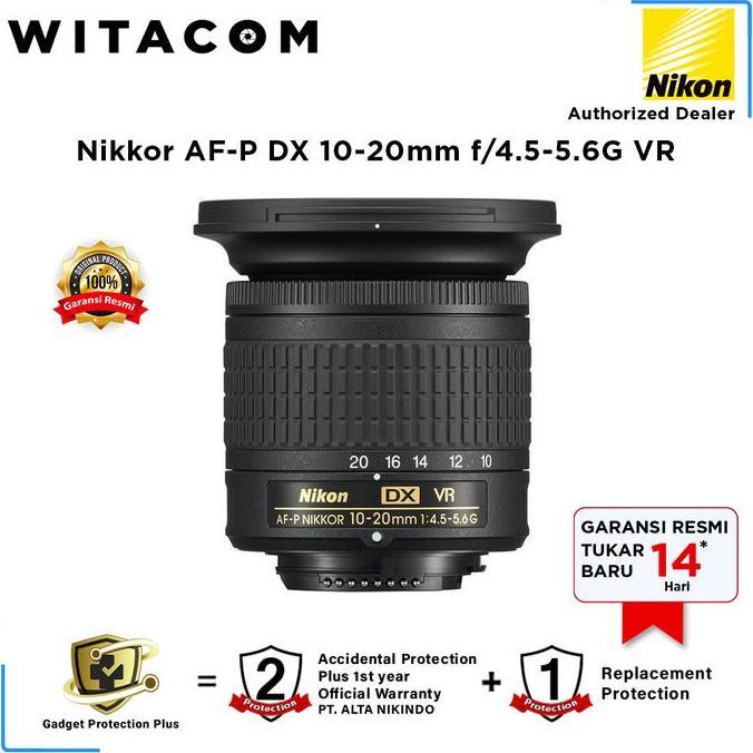 Ready Lensa Nikon AF-P DX NIKKOR 10-20mm f4.5-5.6G VR - Garansi Resmi Non Cod