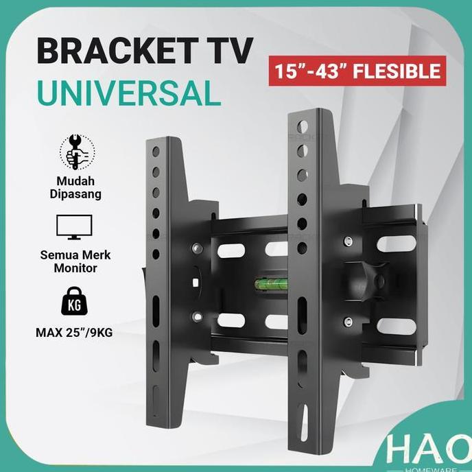 BRIYs - Bracket TV LED 15 - 43 Inch Fleksibel Bracket TV LED Dudukan TV Dinding