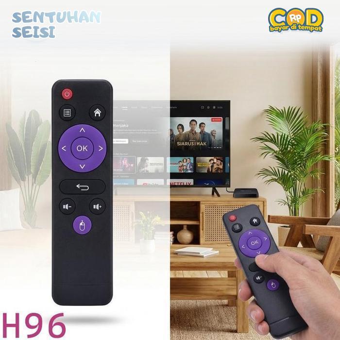 Bisa COD Remote Remot TV Box H96 Max 4K Ultra Smart Android STB Universal Untuk A95X Q3 H96 Mini