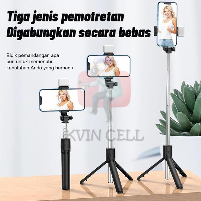 Nevafin877 - Tongsis / Tongsis Tripod / Tongsis 3 In 1 / Selfie Stick / Tongsis Hp / Tongsis Bluetoo