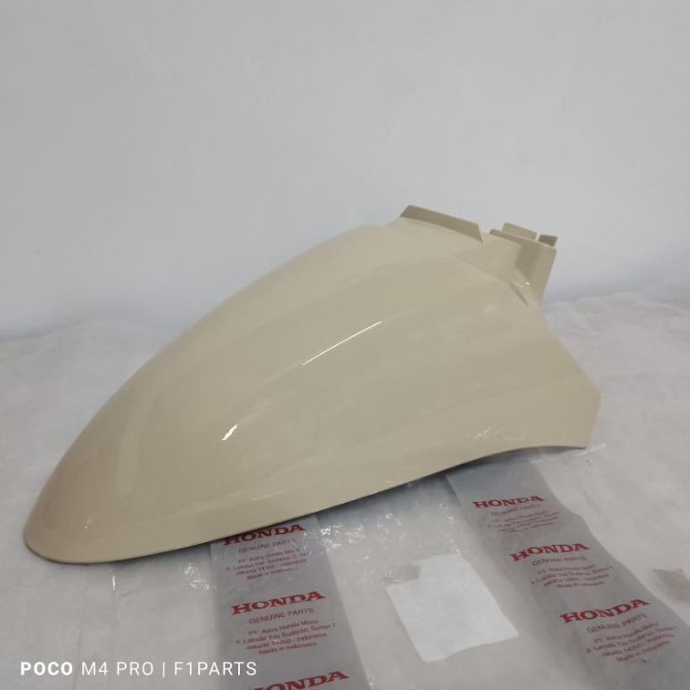 SPAKBOR K2F SLEBOR DEPAN HONDA SCOOPY ESP NEW LED 2021 2022 2023 K2F KREM ORIGINAL