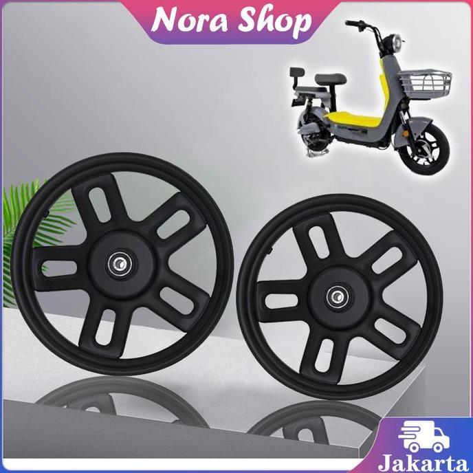 SHWARASA Tromol Depan Sepeda Listrik Tahan Panas / Hub Roda Besi Mobil Listrik