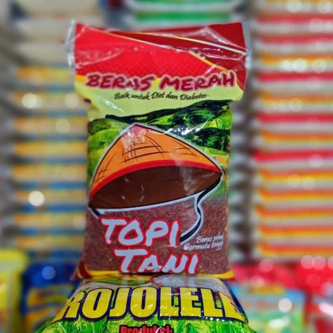 beras merah super cap topi tani 5kg