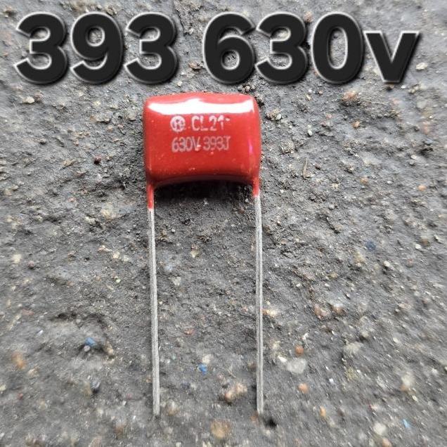 ( 393 630V )  630V393J CL21 630V 393J 393 393K 393J 39 NANO NF 39NF 400V 450V 400 450 V VOLT KAPASIT