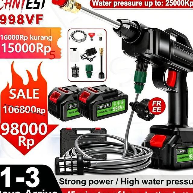 150Bar Alat Cuci Mesin Mini Portable Semprotancuci Motor Alat Pencuci Jet Cleaner