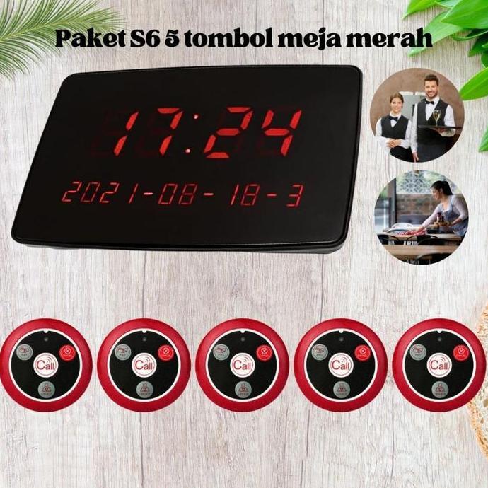// Bell Bel Table Meja Cafe Restorant Restoran Rest Call Calling Wireless //