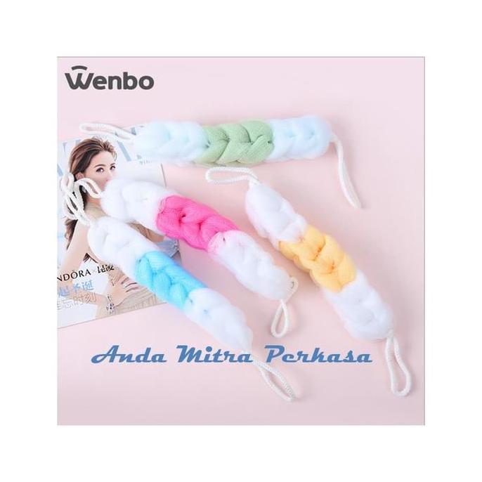 Banho - Wenbo 100Gr Bar Bath Shower Sponge Loofah Spon Pouf Puff Spons Mandi