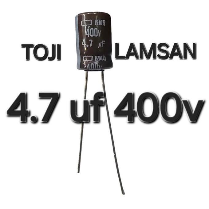 Glosir ( 4.7 Uf 400V )      Elko Elco 4.7Uf 400 V Volt 4.7 Uf Mikro 450 300 350 400 500 V Volt 300V 